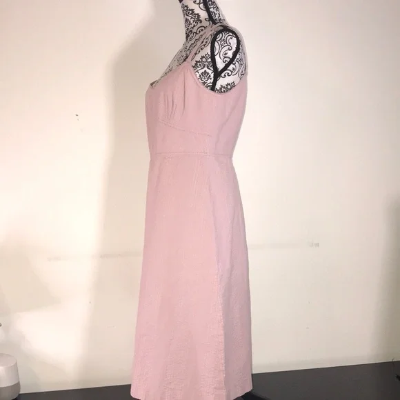 J. Crew Pink Sleeveless Maxi Dress Size 10 - Picture 3 of 9